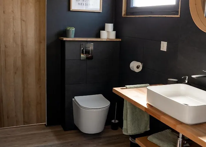 Domek letniskowy Nordic Vosges - Helsinki - Bain Nordique - Petit Dejeuner Saint-Léonard