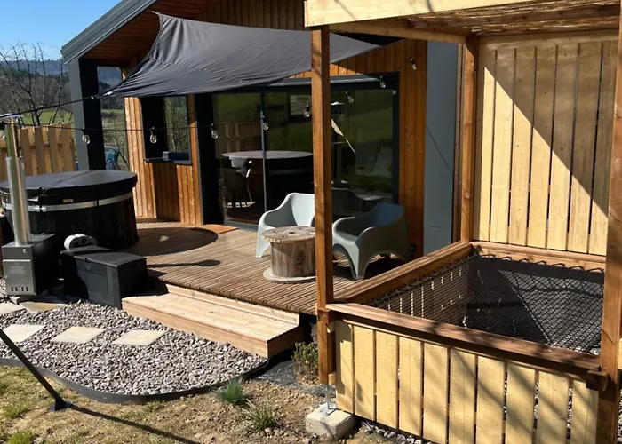 Hytte Nordic Lodge Vosges - Bain Nordique - Petit Dejeuner